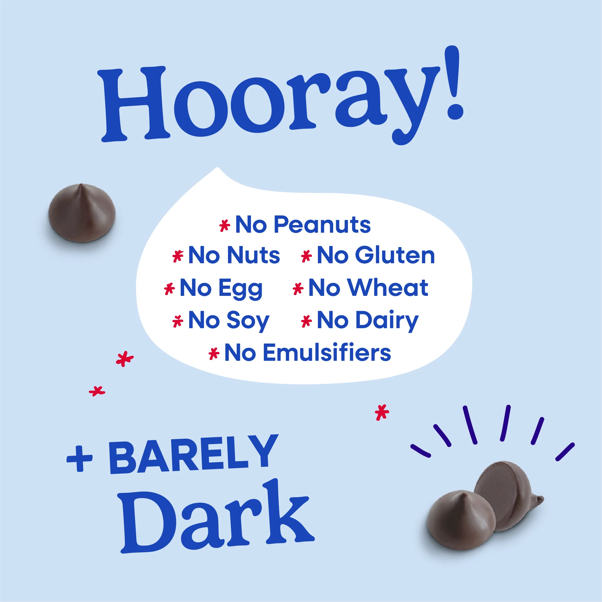 Bulk Baking Chips (10 lbs) - 55% Cacao Organic Vegan Semi-Sweet Dark Chocolate Chips (1000 ct) - Image 3